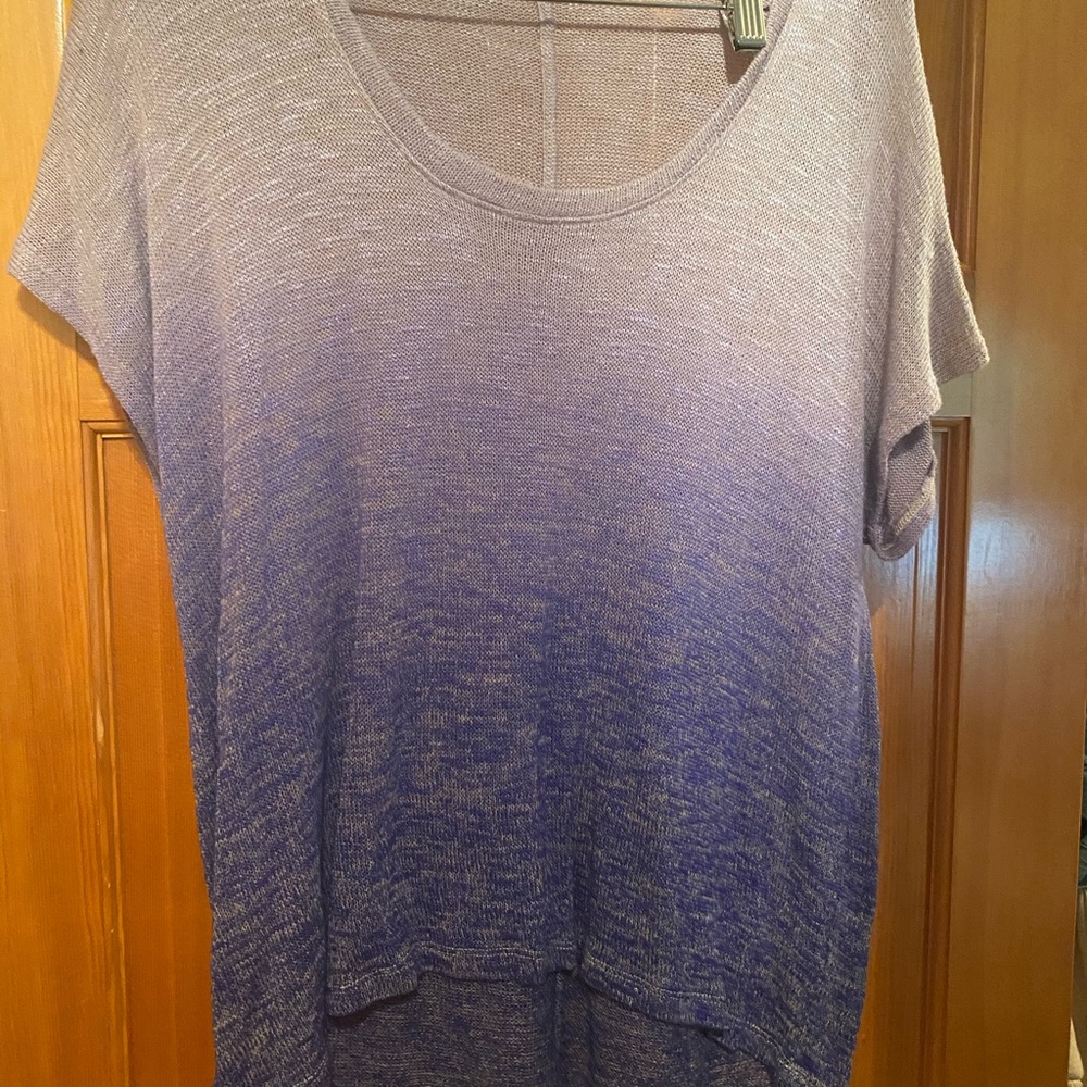 Gibson purple knit top